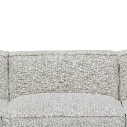 CLC8332-KSO Left Chaise Fabric Sofa - Fog Grey