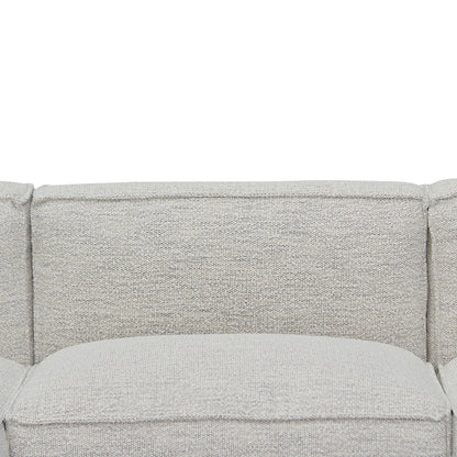Left Chaise Fabric Sofa - Fog Grey