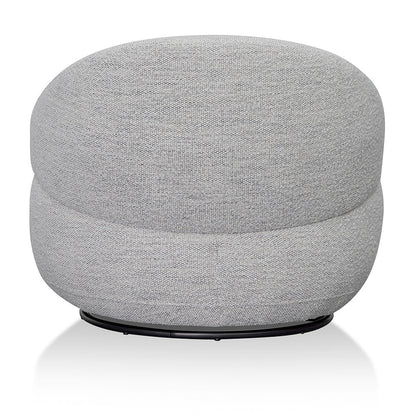 Swivel Fabric Lounge Chair - Fog Grey