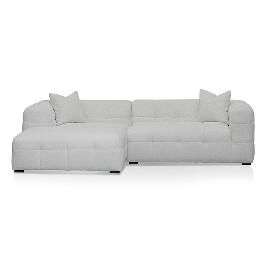 Left Chaise Sofa - Pearl Boucle