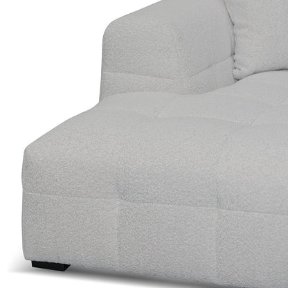 Left Chaise Sofa - Pearl Boucle