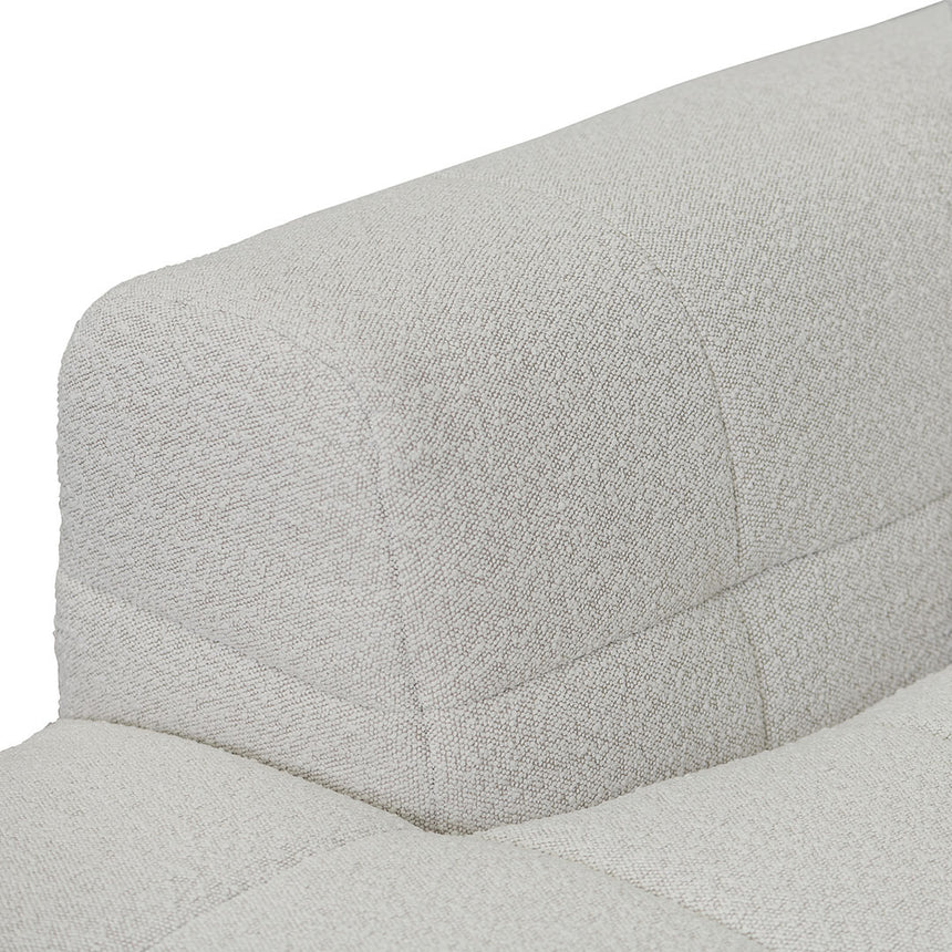 Left Chaise Sofa - Pearl Boucle