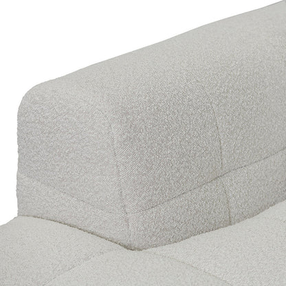 Left Chaise Sofa - Pearl Boucle