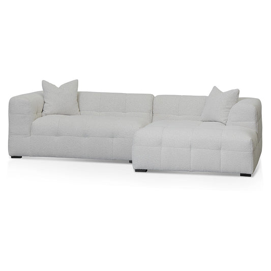 CLC8474-CA Right Chaise Sofa - Pearl Boucle
