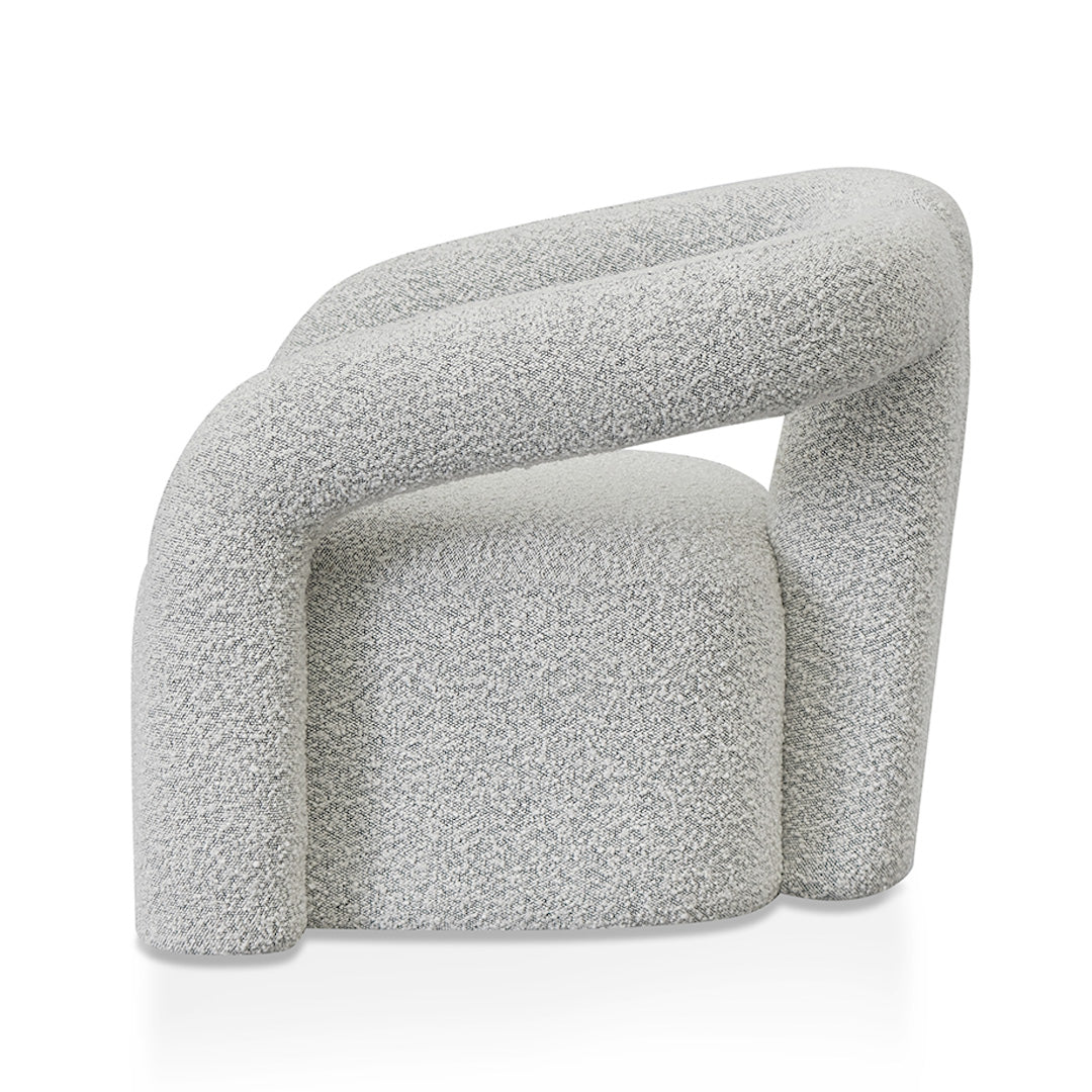 CLC8477-CA Armchair - Charcoal White Boucle