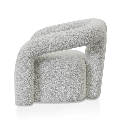 CLC8477-CA Armchair - Charcoal White Boucle