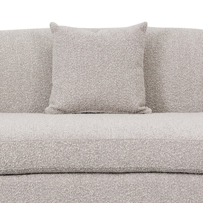3 Seater Sofa - Ash Grey Boucle