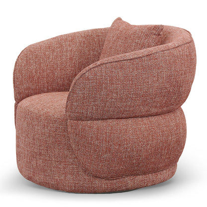 CLC8566-CA Swivel Armchair - Moss Rust Orange