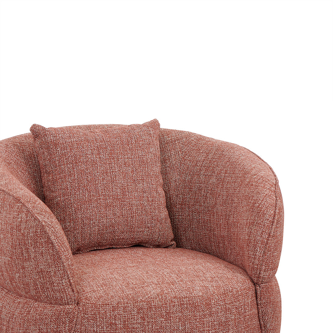 CLC8566-CA Swivel Armchair - Moss Rust Orange