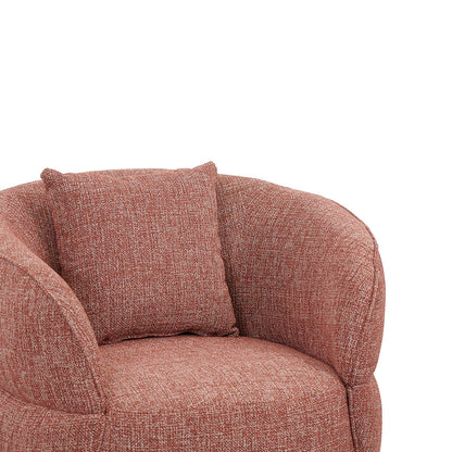 CLC8566-CA Swivel Armchair - Moss Rust Orange