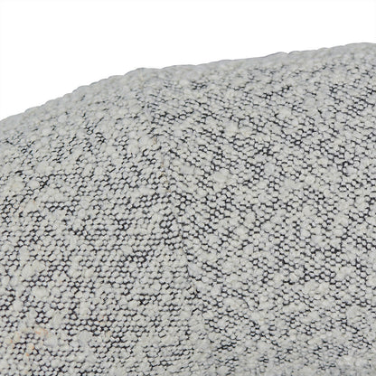 CLC8574-CA Charcoal White Boucle Armchair - Black Legs