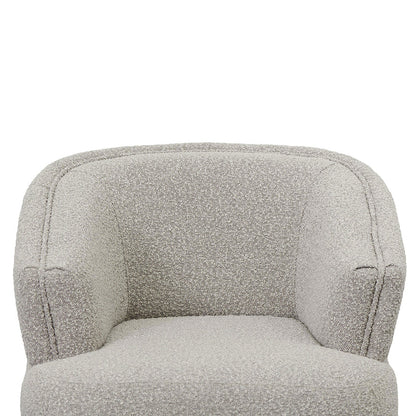 Fabric Armchair - Ash Grey Boucle
