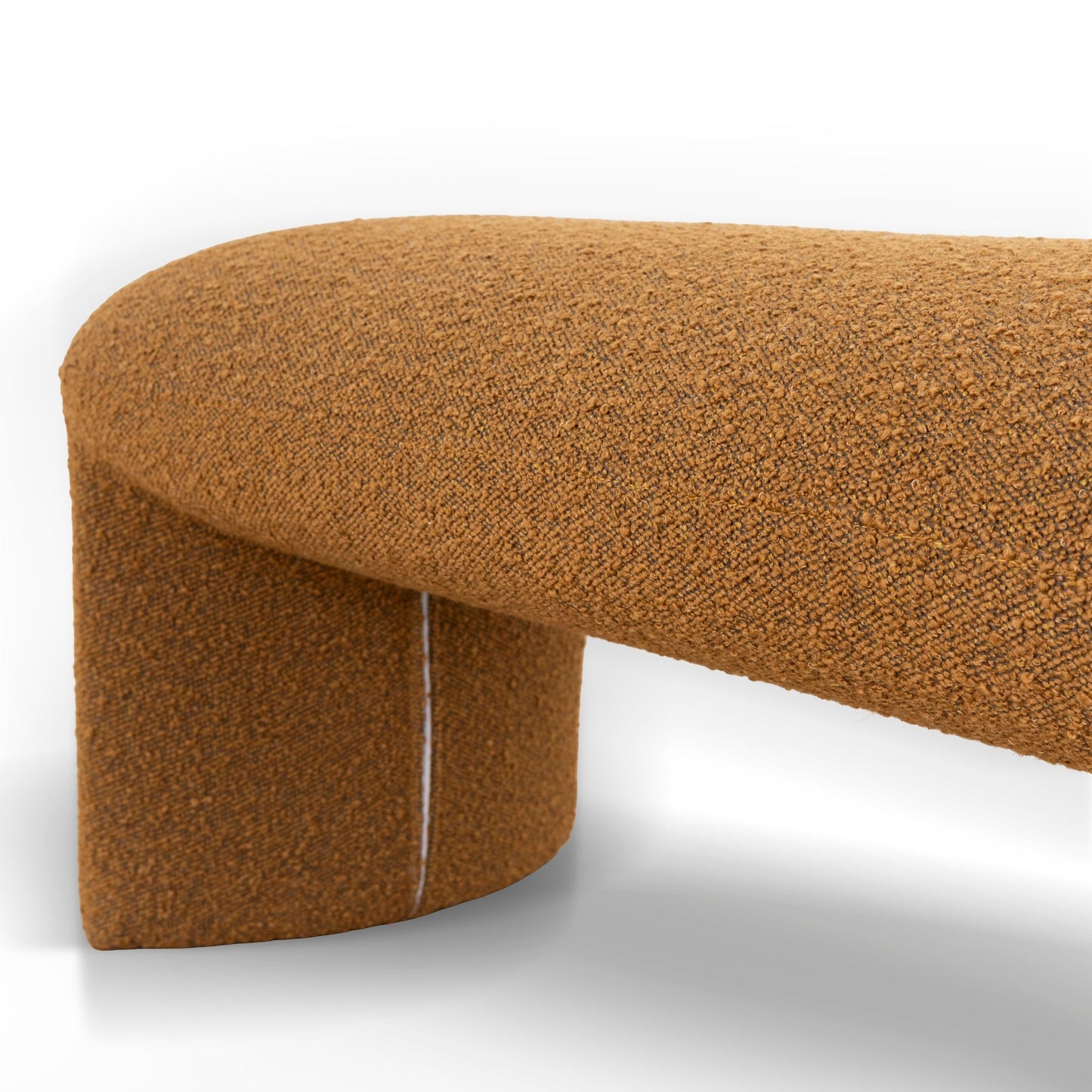 CLC8669-YY 1.5m Long Ottoman Bench - Brown Boucle