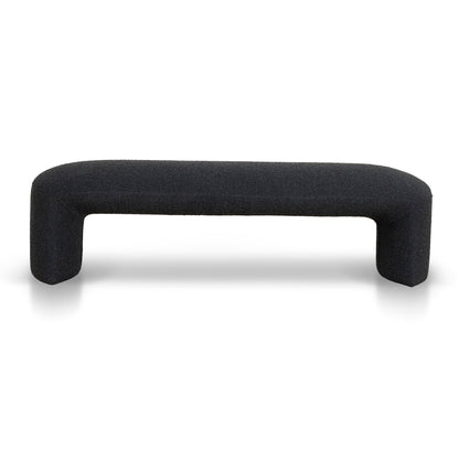 CLC8670-YY 1.5m Long Ottoman Bench - Charcoal Boucle