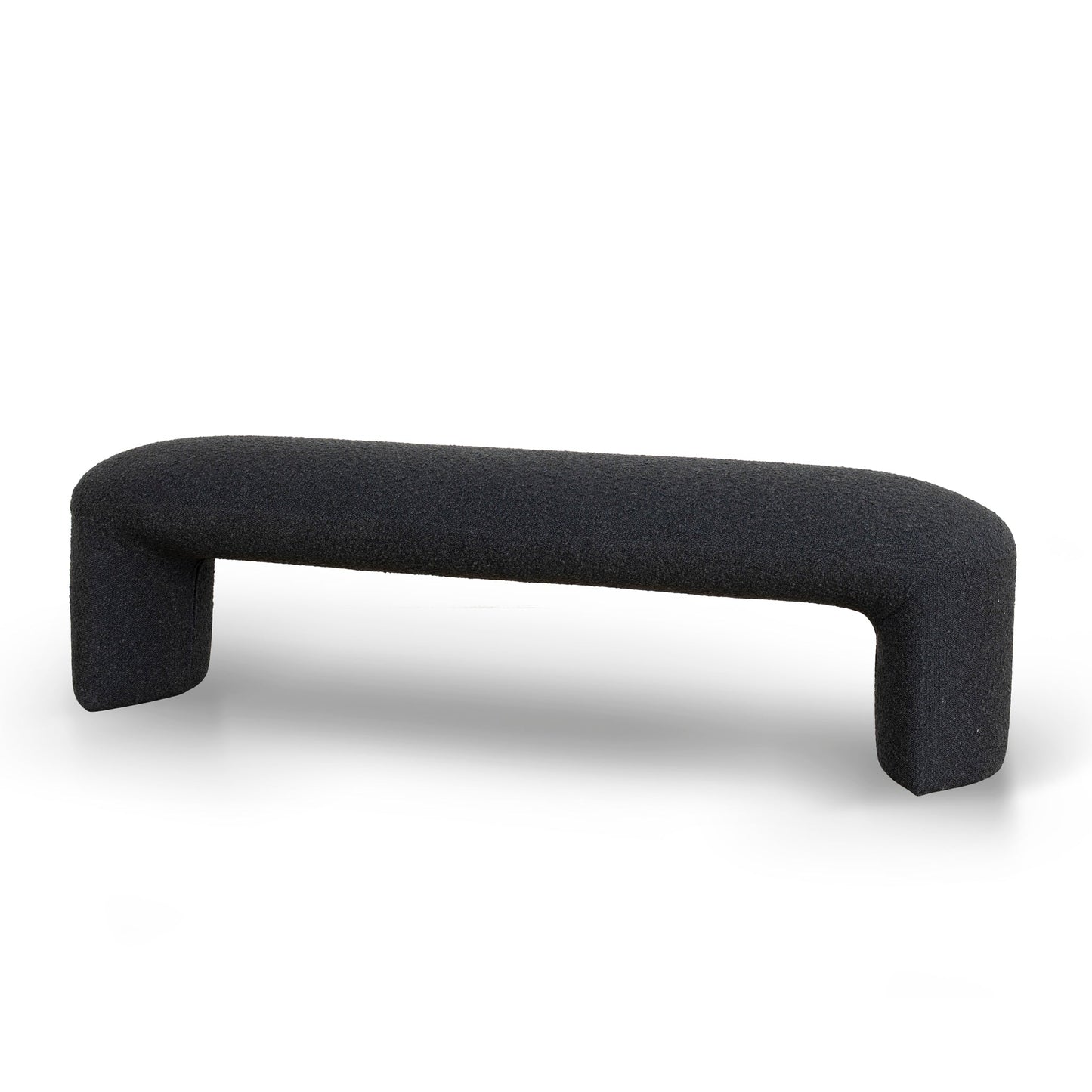 CLC8670-YY 1.5m Long Ottoman Bench - Charcoal Boucle