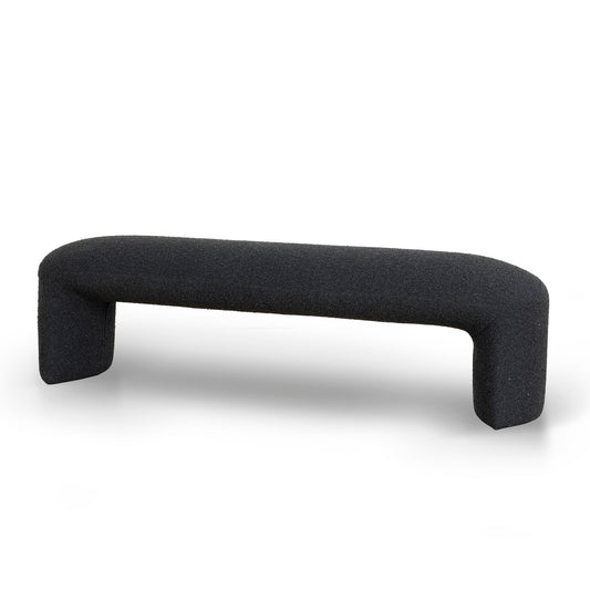 CLC8670-YY 1.5m Long Ottoman Bench - Charcoal Boucle