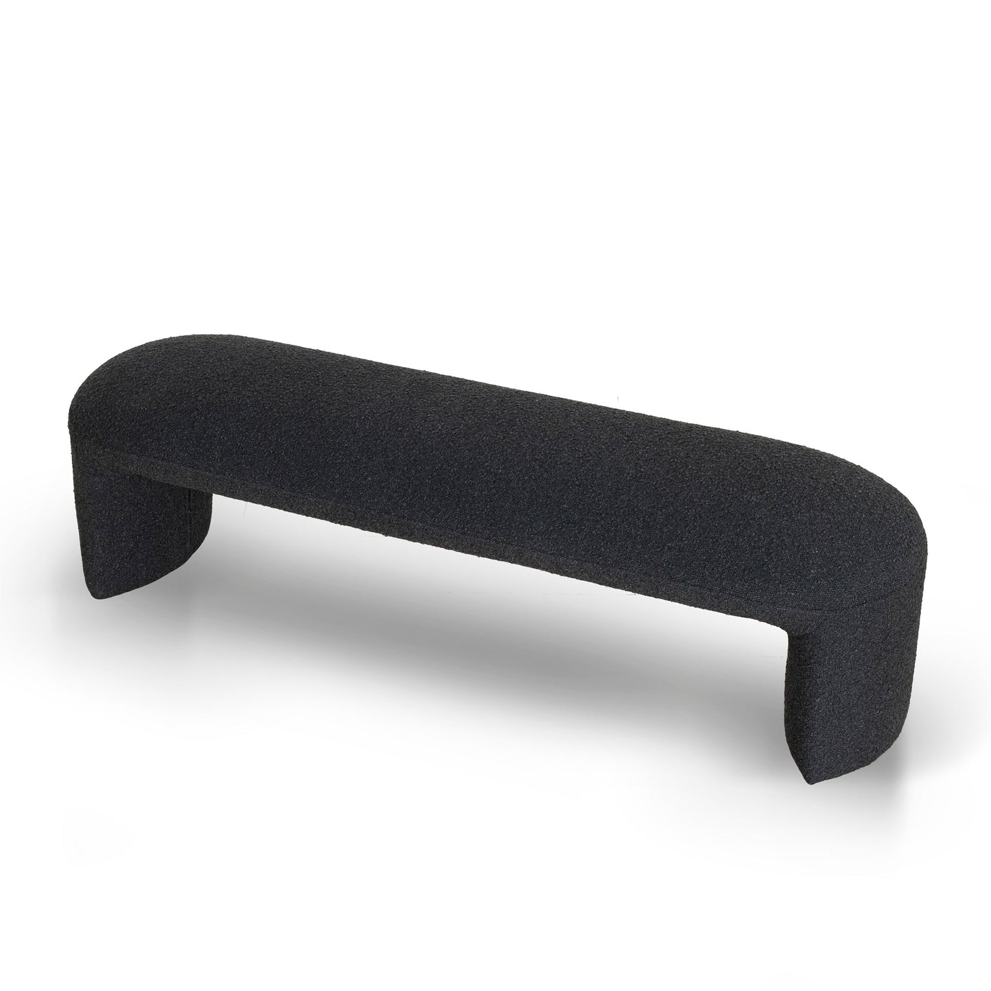 CLC8670-YY 1.5m Long Ottoman Bench - Charcoal Boucle