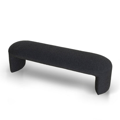 CLC8670-YY 1.5m Long Ottoman Bench - Charcoal Boucle