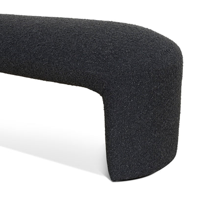 CLC8670-YY 1.5m Long Ottoman Bench - Charcoal Boucle