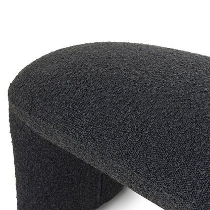 CLC8670-YY 1.5m Long Ottoman Bench - Charcoal Boucle