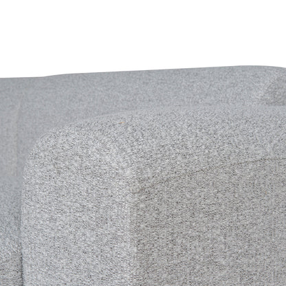 CLC8842-BS 4 Seater Fabric Sofa - Silver Grey Boucle