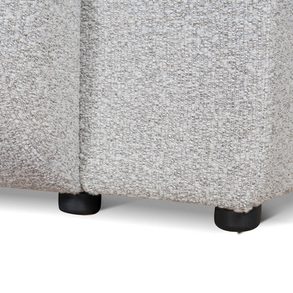 CLC8842-BS 4 Seater Fabric Sofa - Silver Grey Boucle