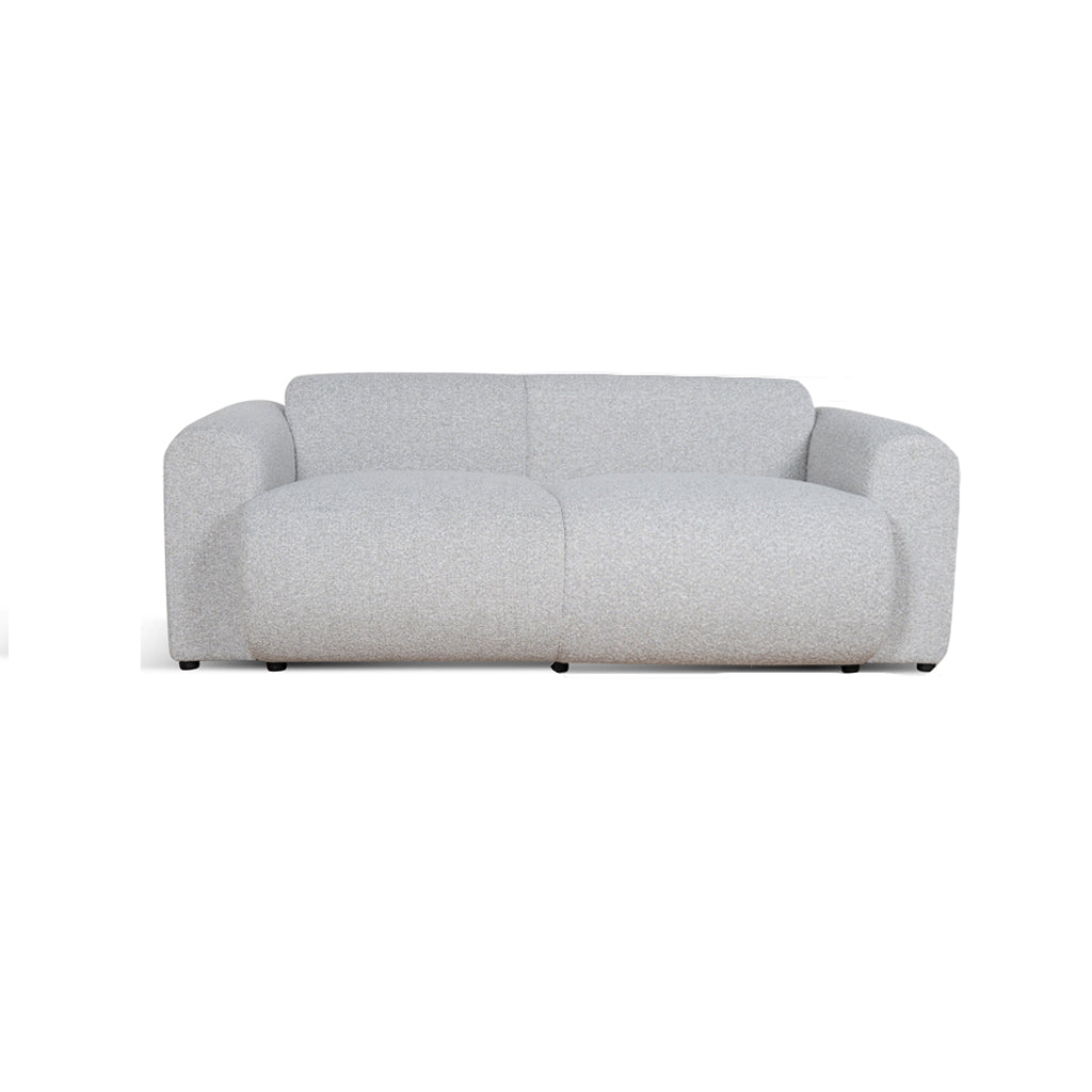 CLC8843-BS 3 Seater Fabric Sofa - Silver Grey Boucle