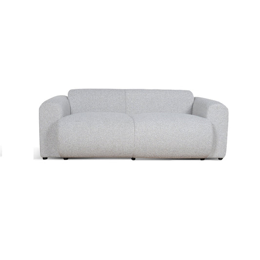 CLC8843-BS 3 Seater Fabric Sofa - Silver Grey Boucle