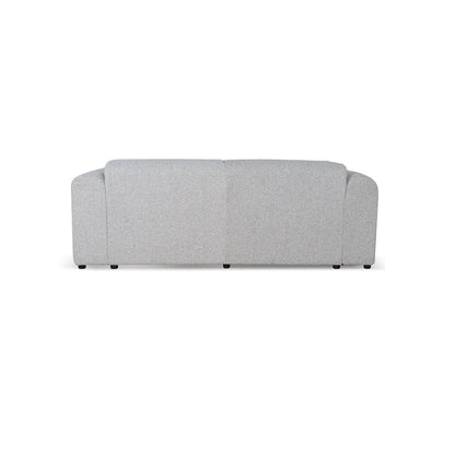 CLC8843-BS 3 Seater Fabric Sofa - Silver Grey Boucle