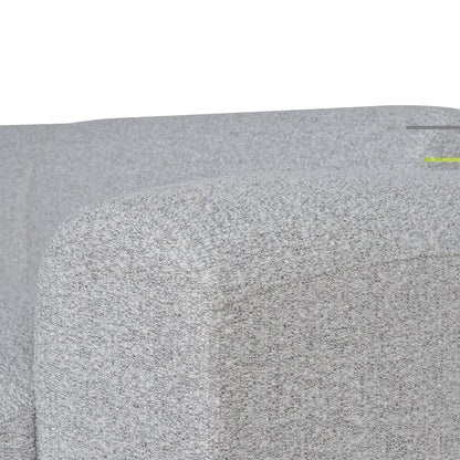 CLC8843-BS 3 Seater Fabric Sofa - Silver Grey Boucle