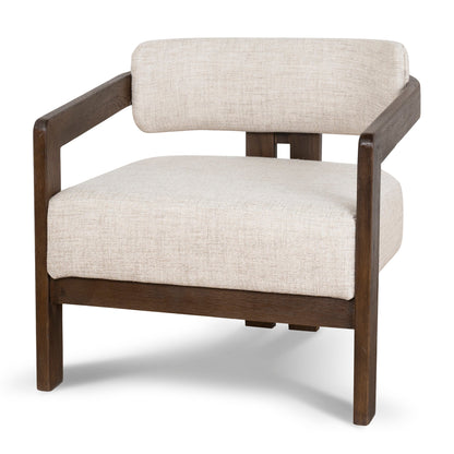 CLC8895-NI Walnut Armchair - Linen