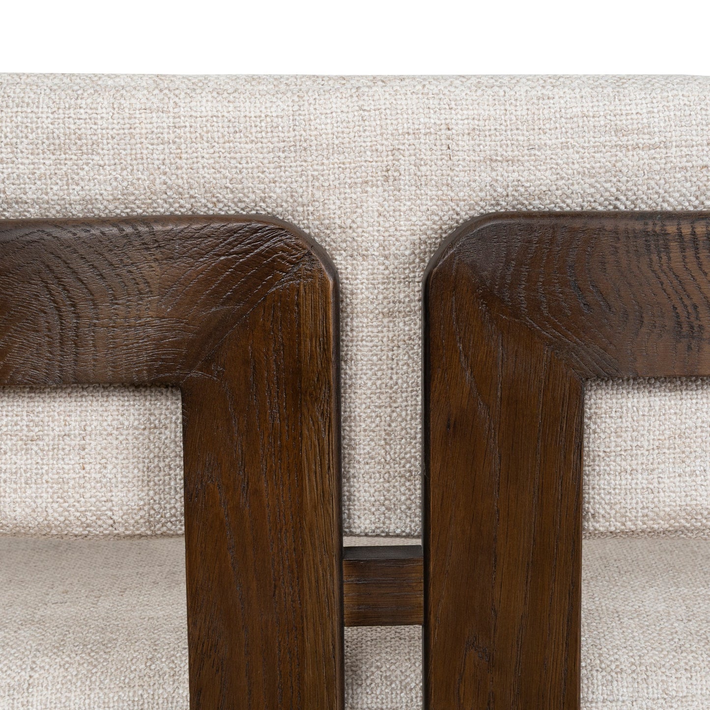 CLC8895-NI Walnut Armchair - Linen