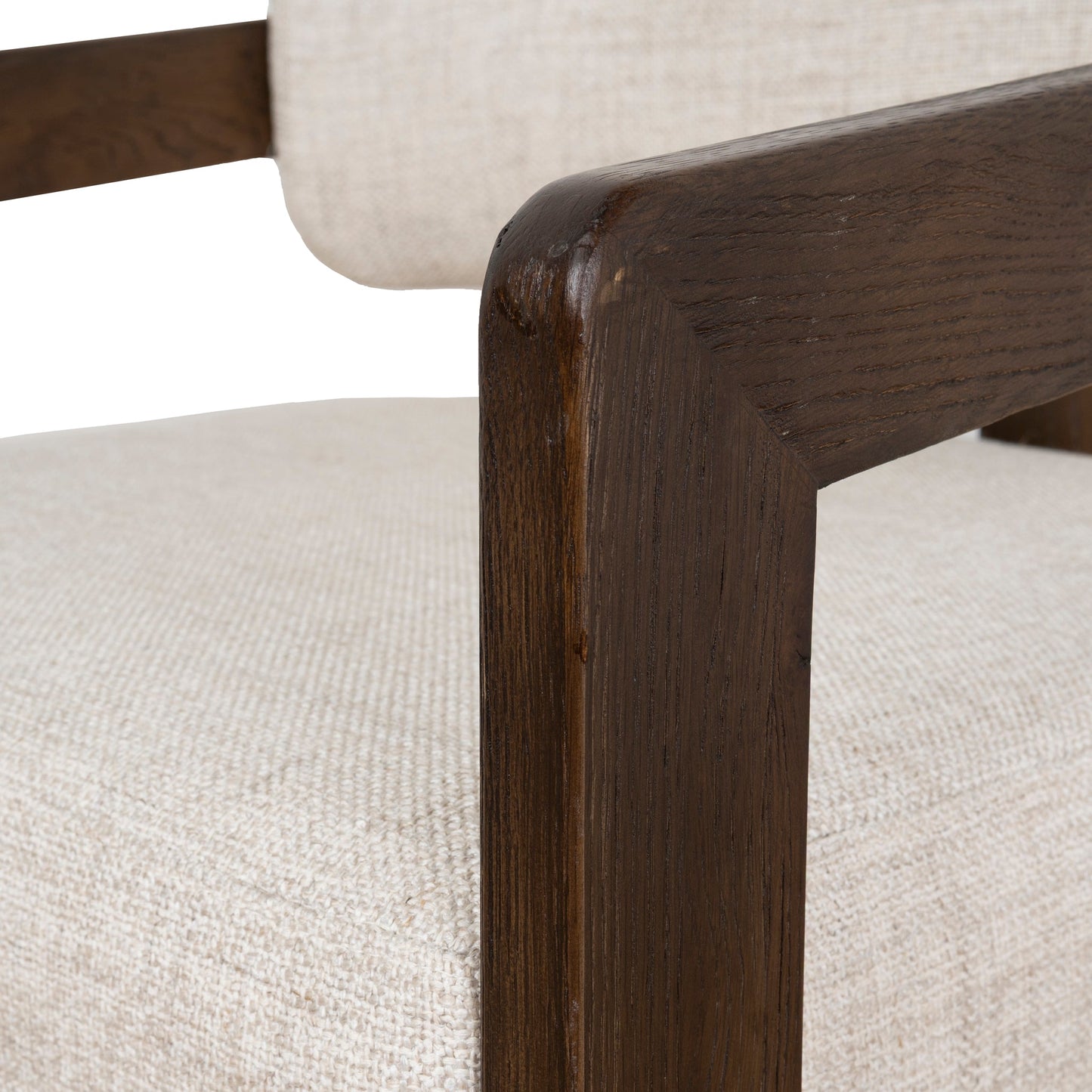 CLC8895-NI Walnut Armchair - Linen