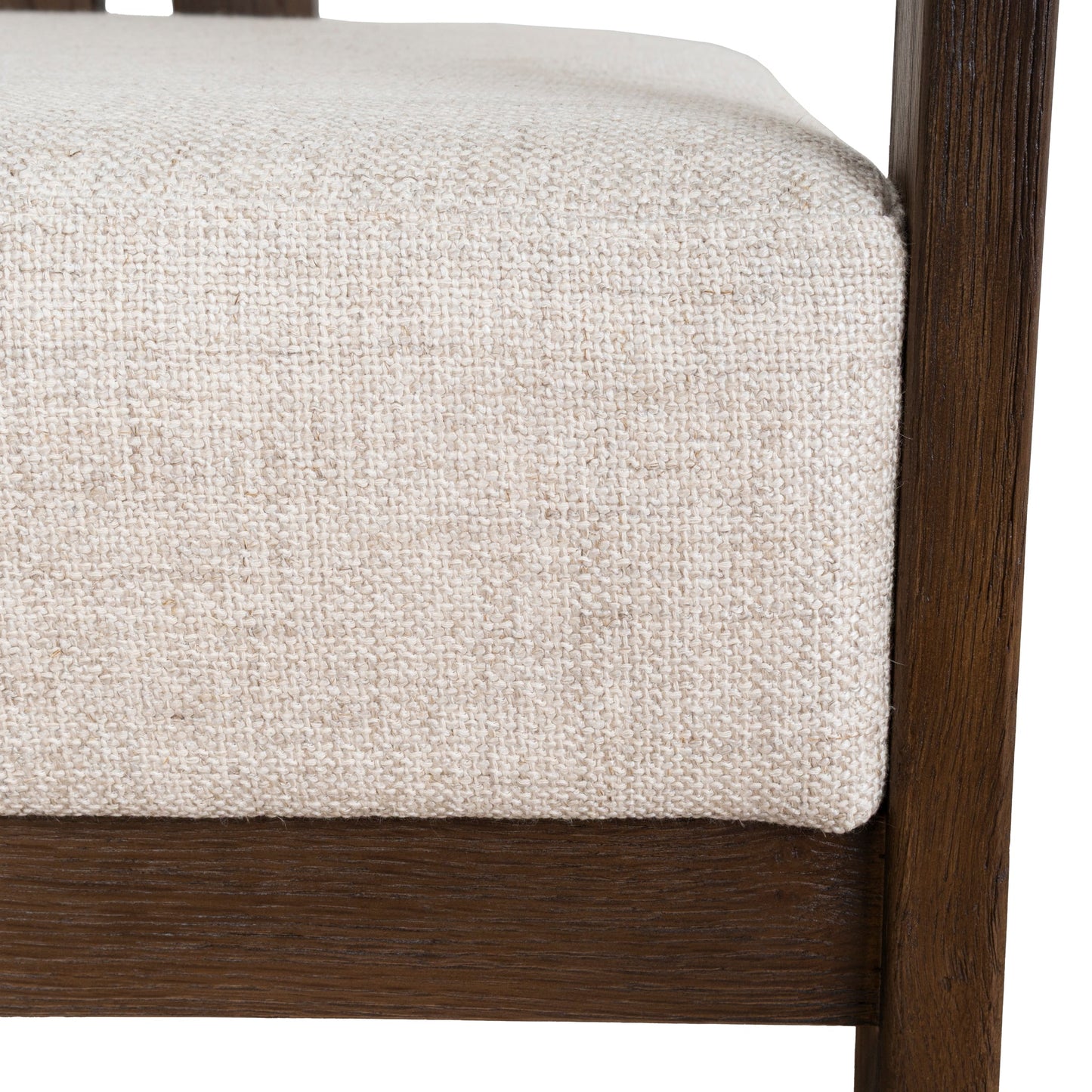 CLC8895-NI Walnut Armchair - Linen