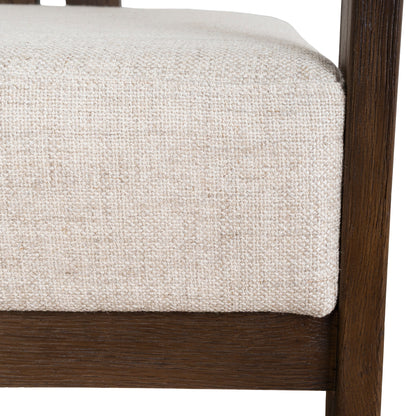 CLC8895-NI Walnut Armchair - Linen