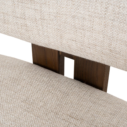 CLC8895-NI Walnut Armchair - Linen