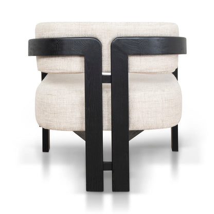 Black Armchair - Linen