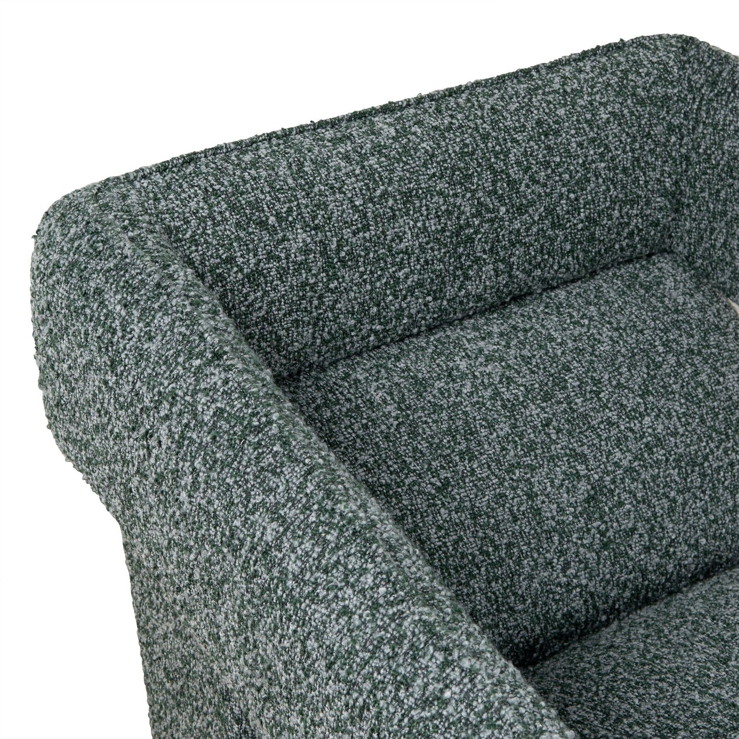 CLC8910-CA Swivel Armchair - Green Boucle