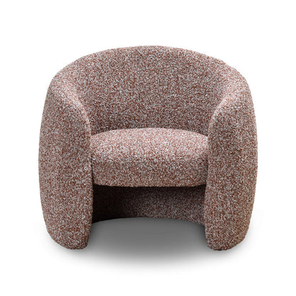 Armchair - Rustic Brown Boucle