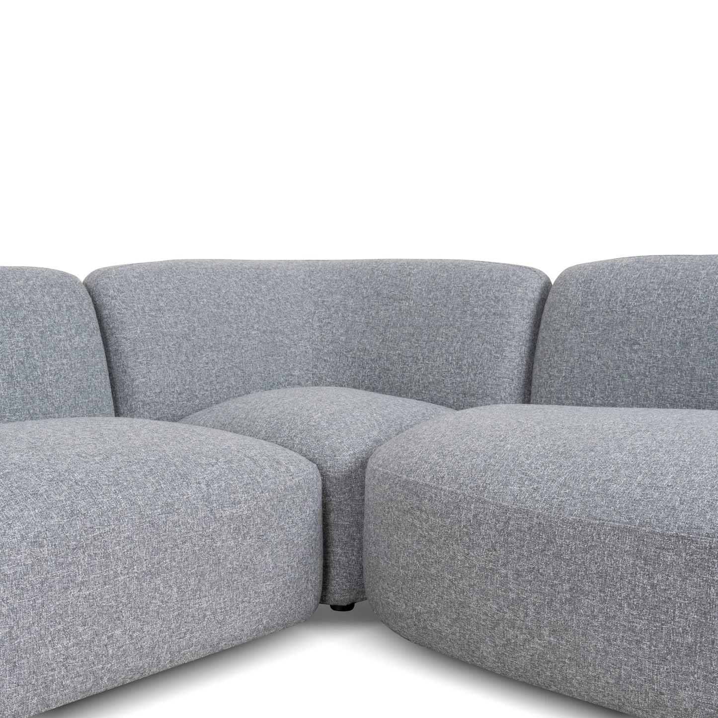 CLC8965-KSO Right Chaise Modular Sofa - Glacier Grey