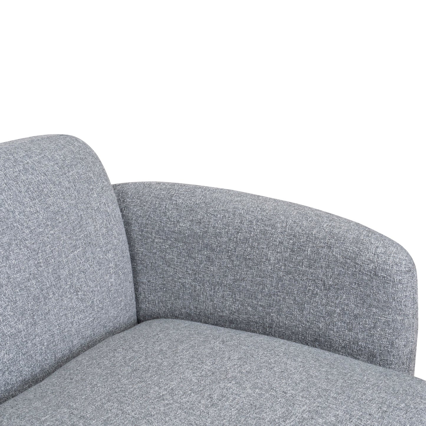 CLC8965-KSO Right Chaise Modular Sofa - Glacier Grey