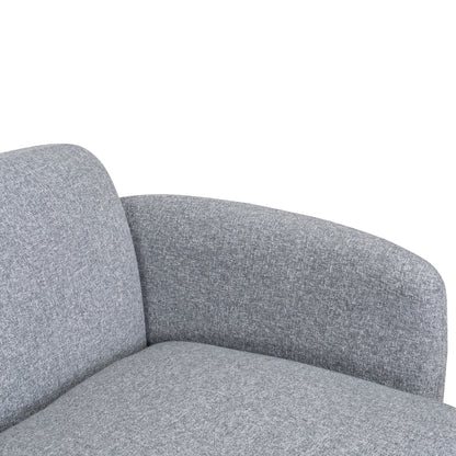 CLC8965-KSO Right Chaise Modular Sofa - Glacier Grey