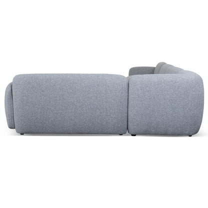 CLC8965-KSO Right Chaise Modular Sofa - Glacier Grey