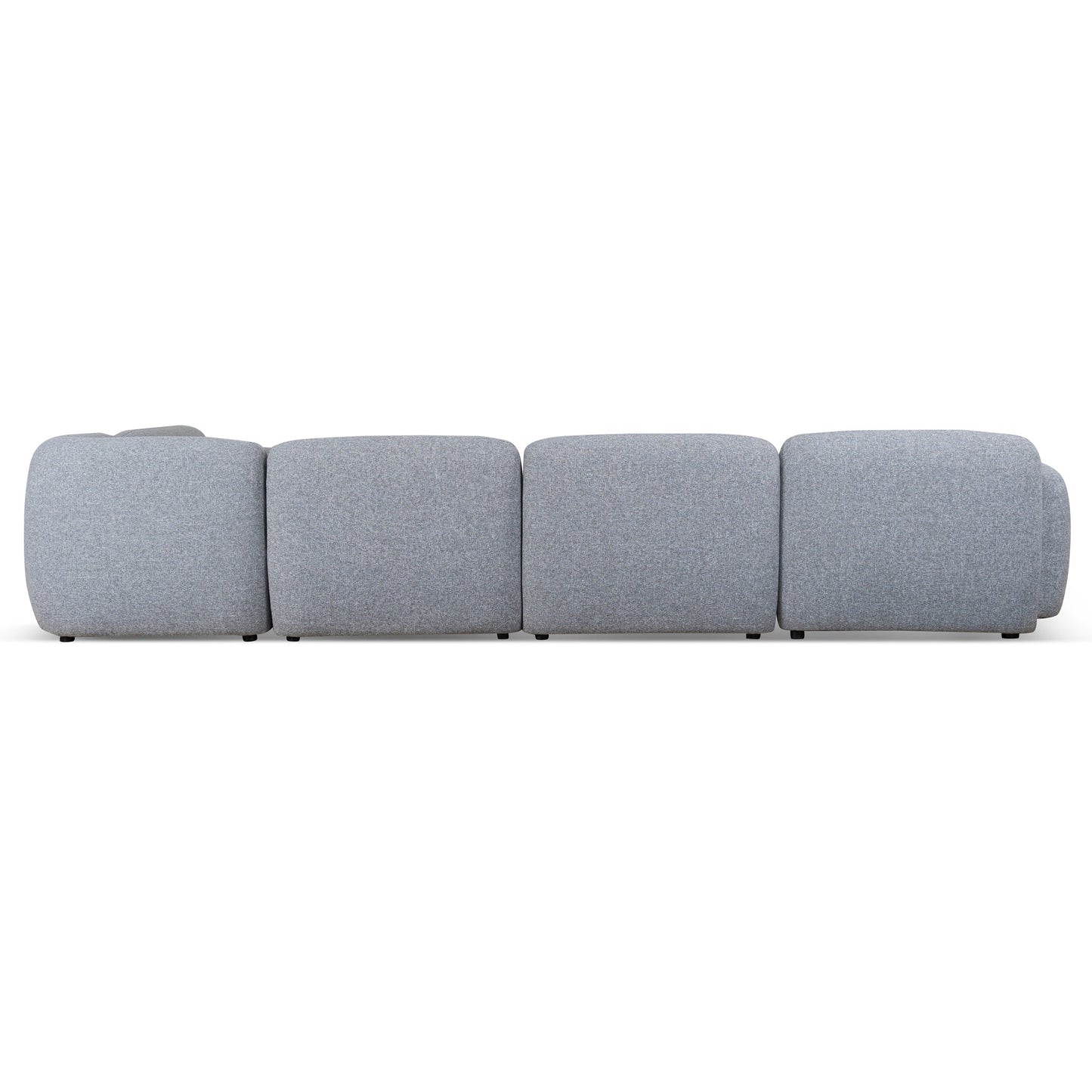 CLC8965-KSO Right Chaise Modular Sofa - Glacier Grey