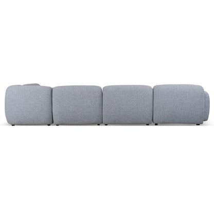 CLC8965-KSO Right Chaise Modular Sofa - Glacier Grey