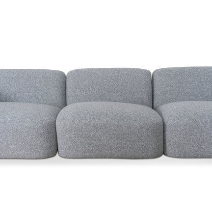 CLC8965-KSO Right Chaise Modular Sofa - Glacier Grey
