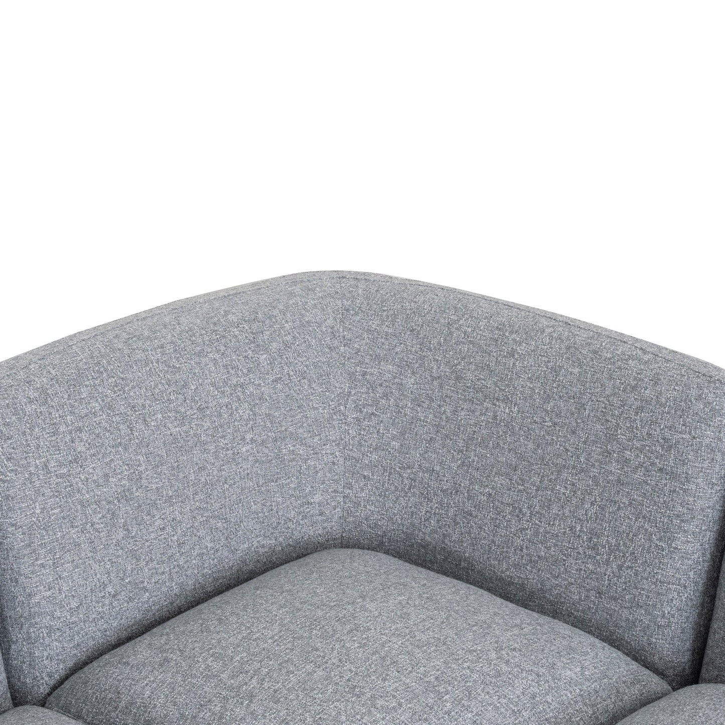 CLC8965-KSO Right Chaise Modular Sofa - Glacier Grey