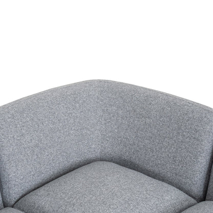 CLC8965-KSO Right Chaise Modular Sofa - Glacier Grey