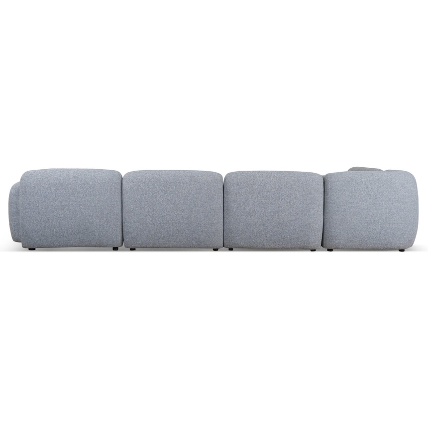 Left Chaise Modular Sofa - Glacier Grey