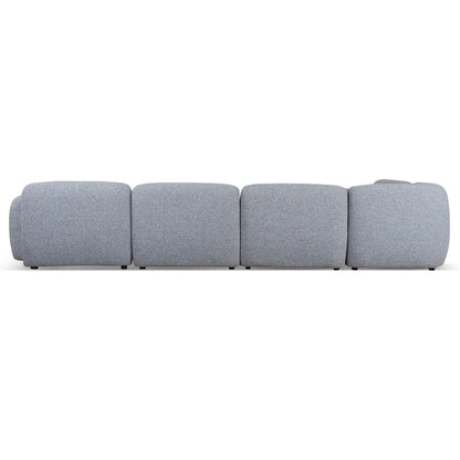 Left Chaise Modular Sofa - Glacier Grey
